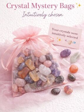 Crystal Mystery Bag ✨ Intuitively Chosen Healing Crystals Bundle Gift Set